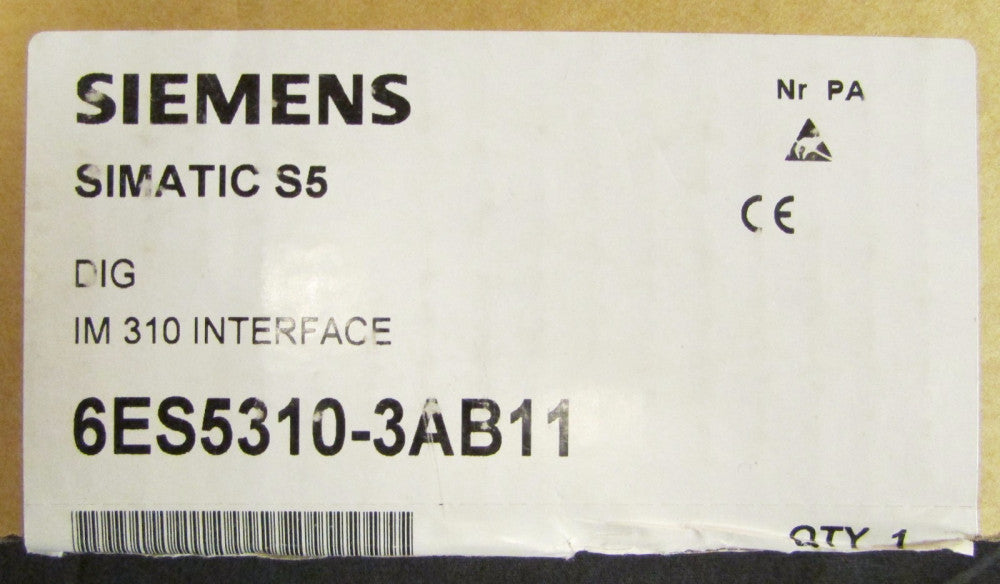 SIEMENS 6ES5310 3AB11 SIMATIC S5 DIG IM 310 Interface Module