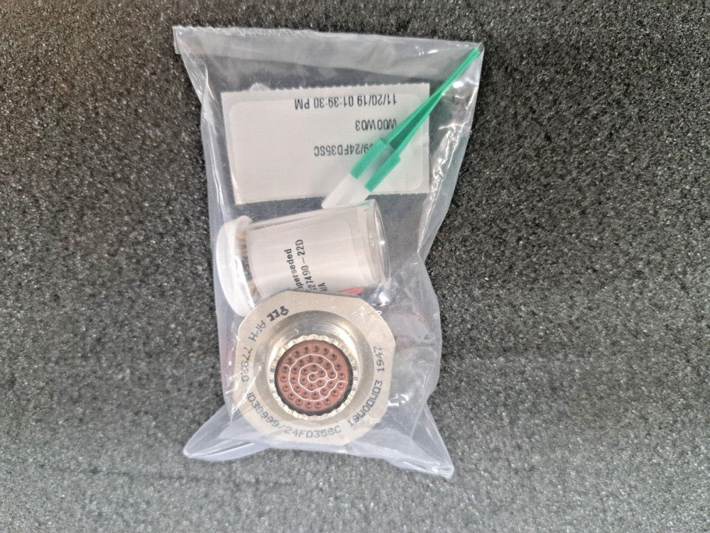 New, Amphenol, D38999/24FD35SC, Conn Circular SKT 37 POS Crimp ST Jam Nut 37