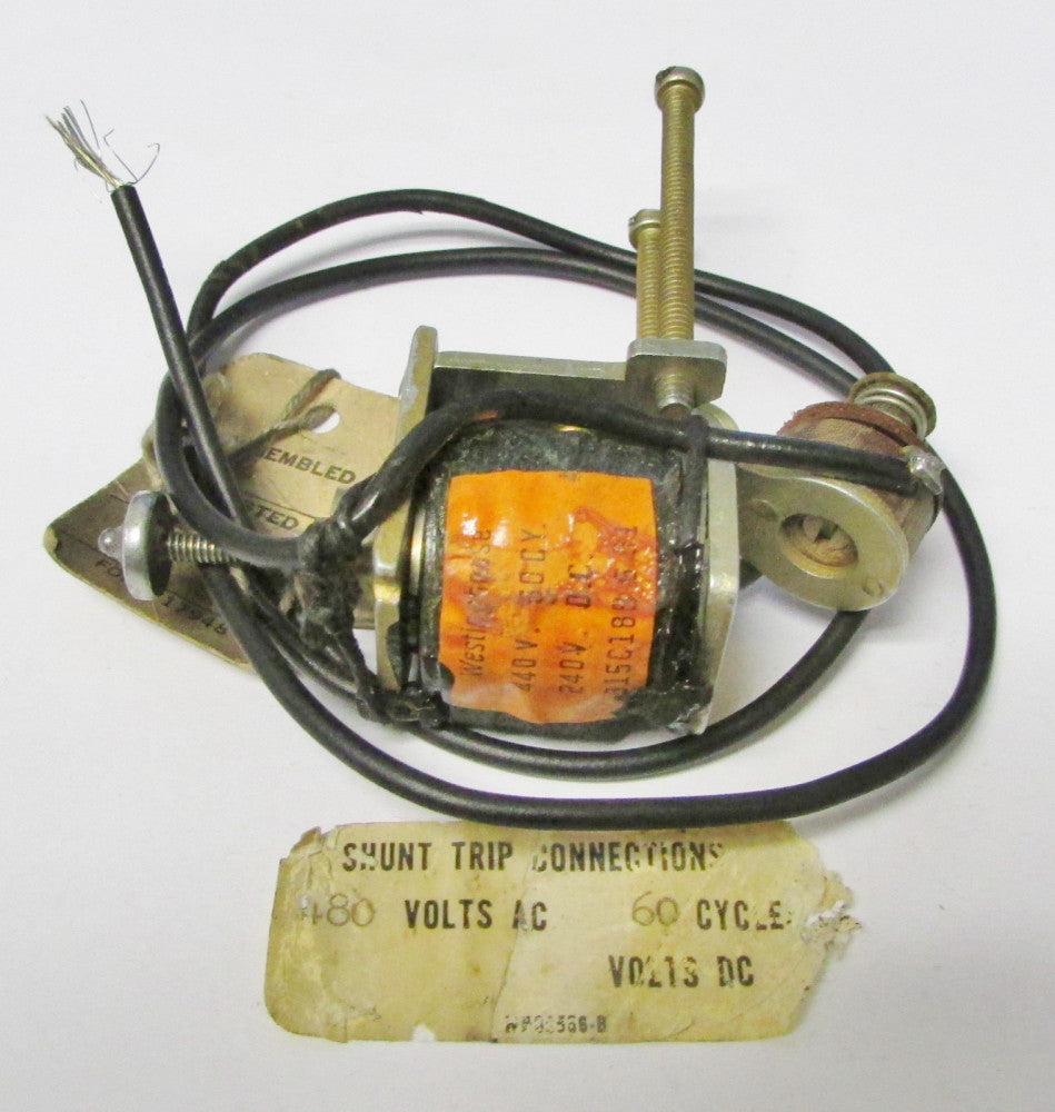 WESTINGHOUSE 240/480V Shunt Trip E, F, FA Frame 315C188G01