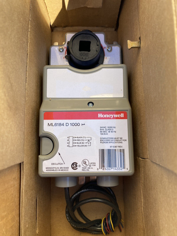 Honeywell ML6184 D 1000 Direct Coupled Rotary Actuator Unused 