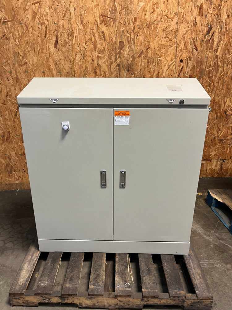 NTO SLANT HINGED TOP 2 DOOR ELECTRICAL ENCLOSURE CABINET 39-1/4"x 10-3/4"x42"