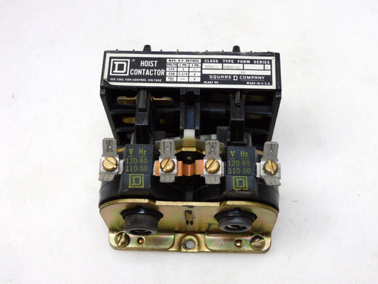 SQUARE D 8965 R01S6 SER D HOIST CONTACTOR 120V COIL