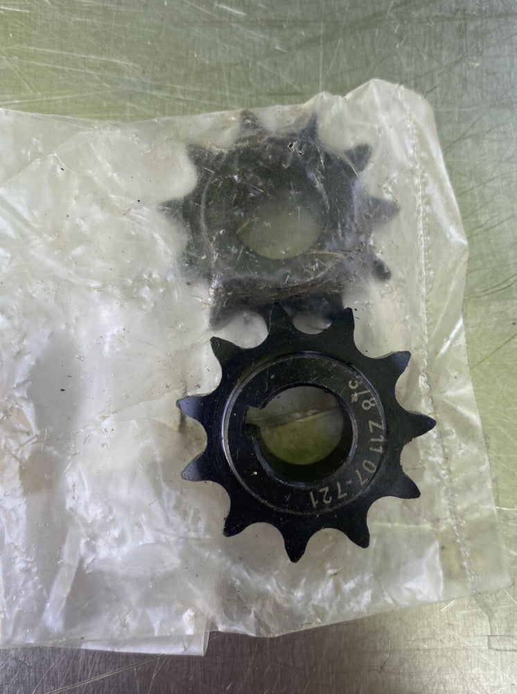 2 Unused New 3M Sprocket 3/8 Pitch - 11 Teeth, 78-8054-8981-8