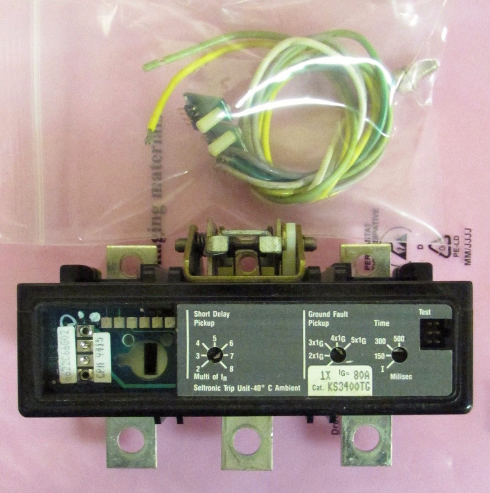 WESTINGHOUSE CUTLER HAMMER KS3400TG K Frame Ground Fault Trip Unit 1492D98G12 