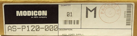 AUTOMATION MODICON AEG AS P120 000 Power Supply COMP 984 115/230 VAC