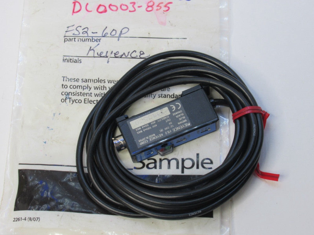 (NEW) KEYENCE FS2-60P , FS260P Fiber Optic Sensor
