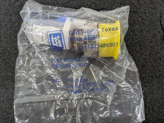 New, Amphenol, MS3459L16S-1P, AERO - Circular MIL Spec Connector 5015 RR 7#16S P
