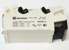 EATON CUTLER HAMMER J1C 2 NO 2 NC A200 V200 Auxiliary Contact Coil Clearing