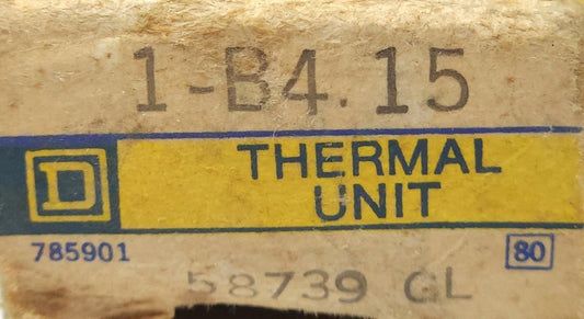 SQUARE D B4.15 Thermal Overload Relay Heater Element B4.15