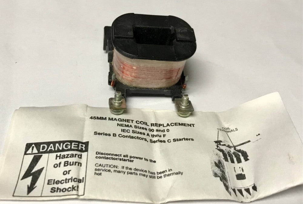 EATON CUTLER HAMMER 9-2875-1 Size 0 Freedom Series Coil 110 120 VAC 9 2875 1