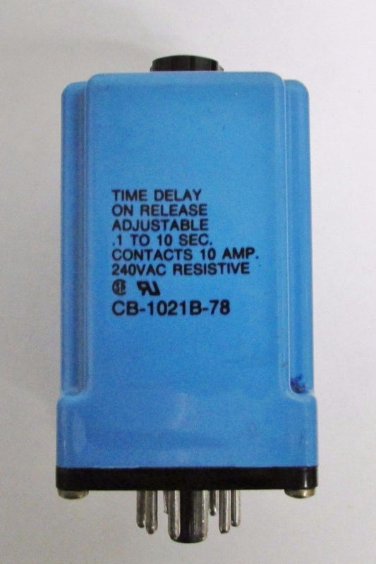 POTTER & BRUMFIELD Time Delay Relay .1-10 Second CB 1021B 78