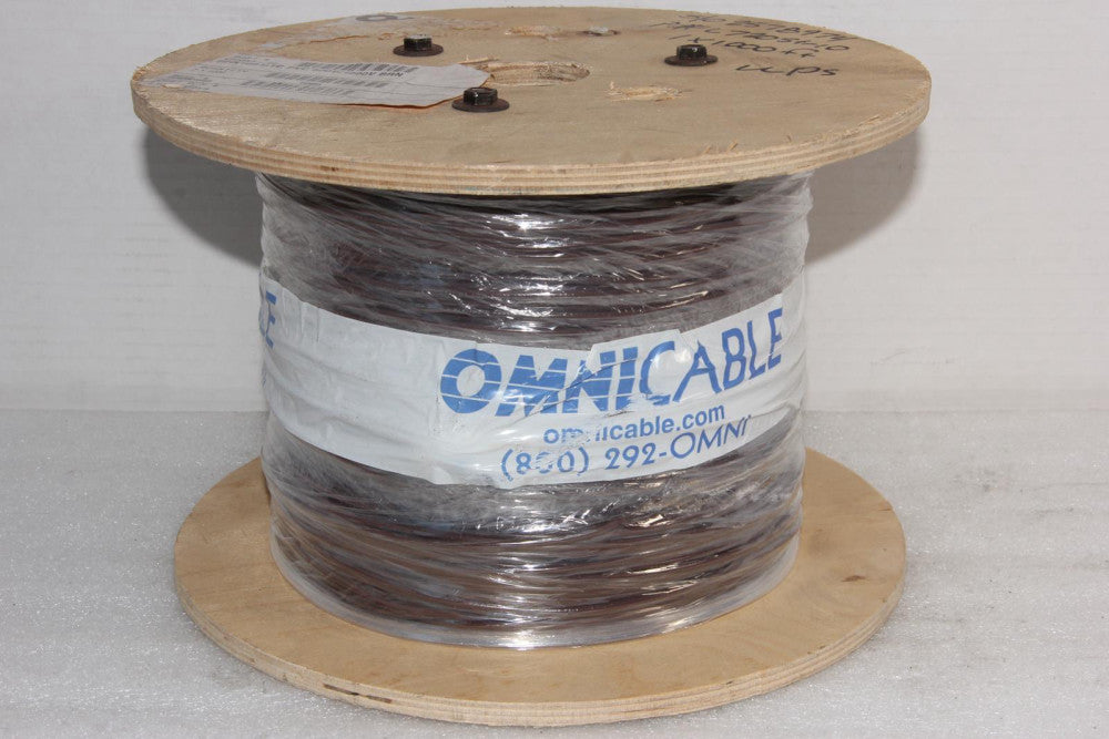 OMNI CABLE L720ST-10 1000-FT 20AWG 10-Strand PVC 600V/1000V Brown Hook-up Wire