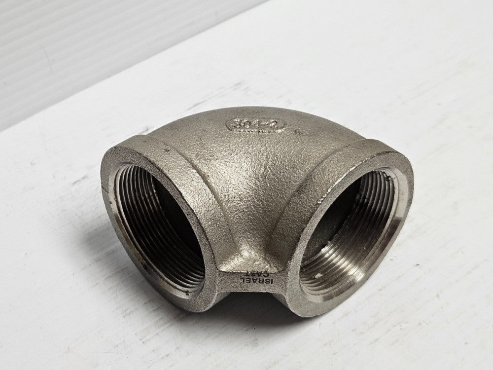 Camco 304 SS Stainless 90° Elbow Fitting 2" Npt 150