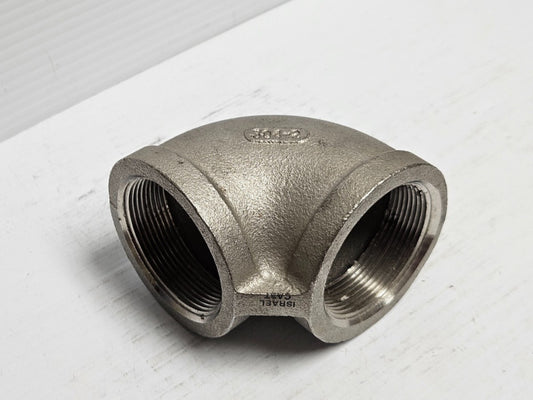 Camco 304 SS Stainless 90° Elbow Fitting 2" Npt 150