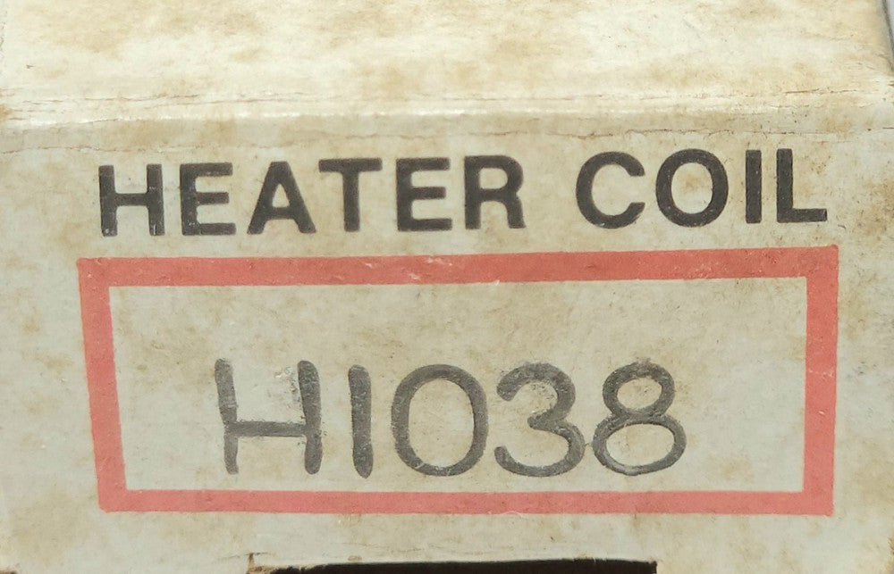 EATON CUTLER HAMMER H1038 Thermal Overload Relay Heater Element 1038