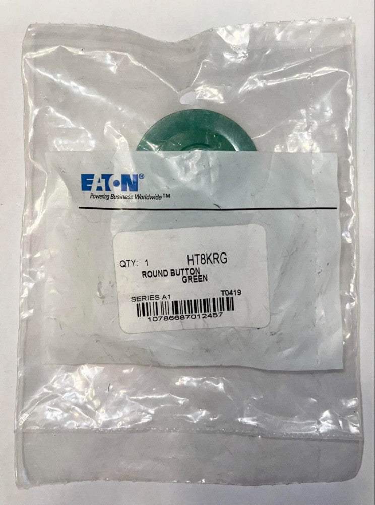 EATON CUTLER HAMMER HT8KRG Round Button GREEN