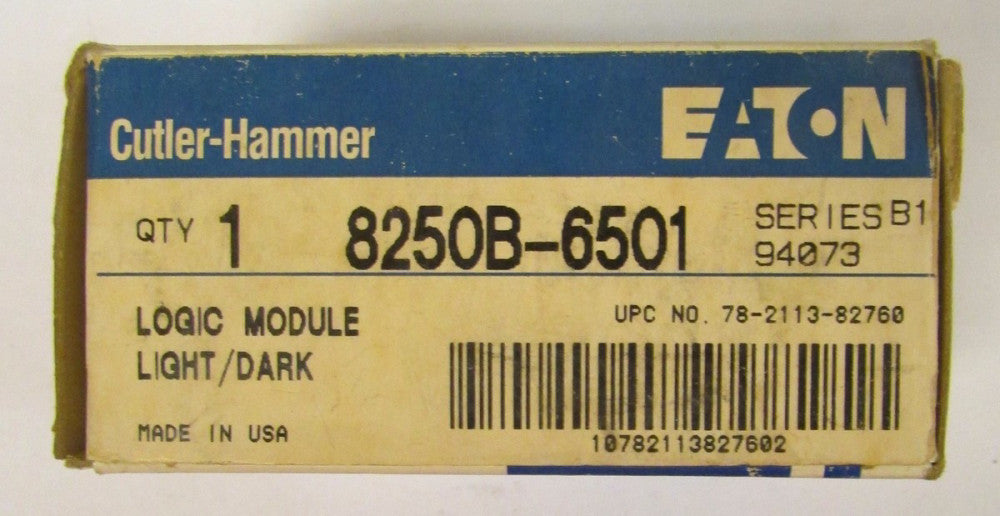EATON CUTLER HAMMER OPCON 8250B 6501 Light DARK logic Module Series B1