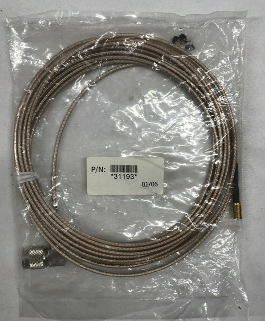  Trimble 31193 GPS Antenna Coax Cable 16'