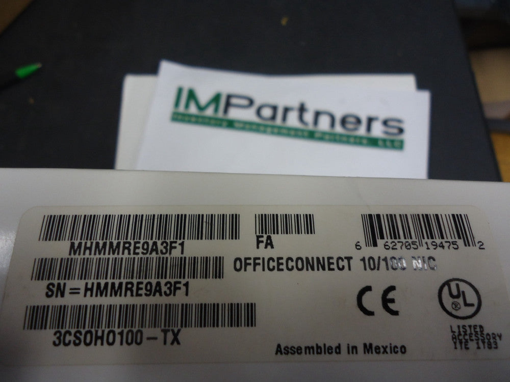 3CSOHO100-TX 3COM Fast ethernet PCI Network Interface card BRAND NEW!