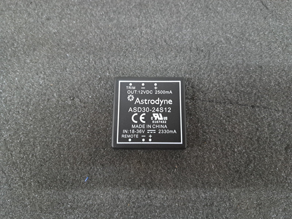 New, Astrodyne, ASD30-24S12, DC/DC COV 18-36Vin 12V 2500mA 30W REG