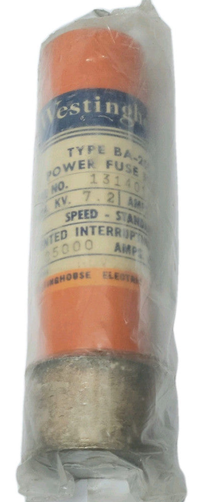 SEALED IN BAG WESTINGHOUSE Type BA-200 Power Fuse Refill 1314014 7.2kv 150E AMP