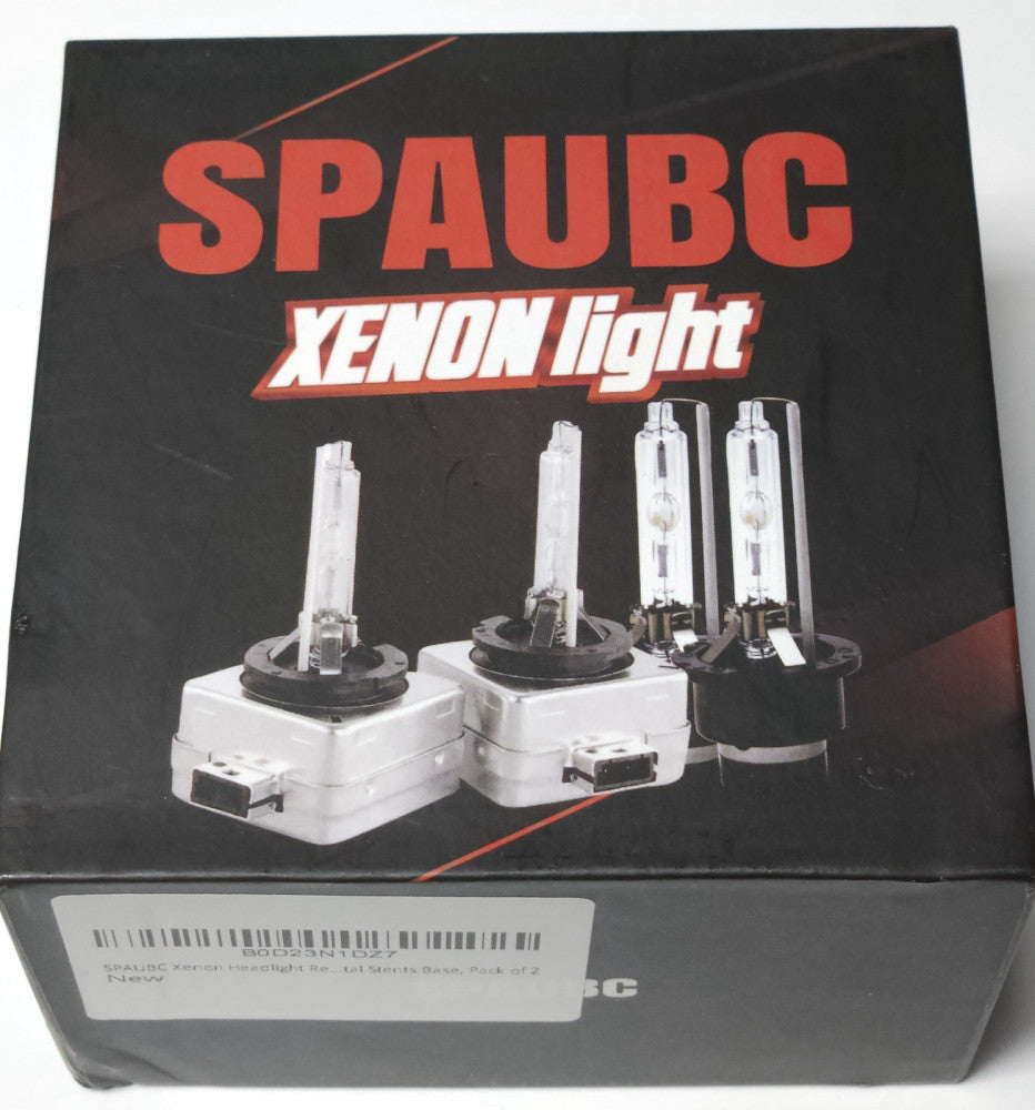 SPAUBC B0D23N1DZ7 XENON Head Light Lamp Set of 2 D1S 6000K HID