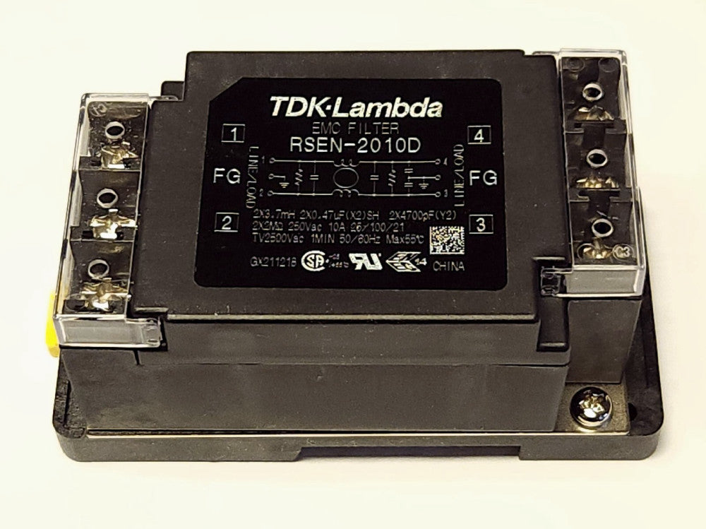 TDK LAMBDA RSEN 2012D EMC Filter 285 2620 ND LINE FILTER 250 VDC 10 AMP DIN RAIL