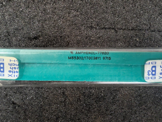 New, Amphenol, M55302/170C38Y1, Rectangular MIL Spec Connectors