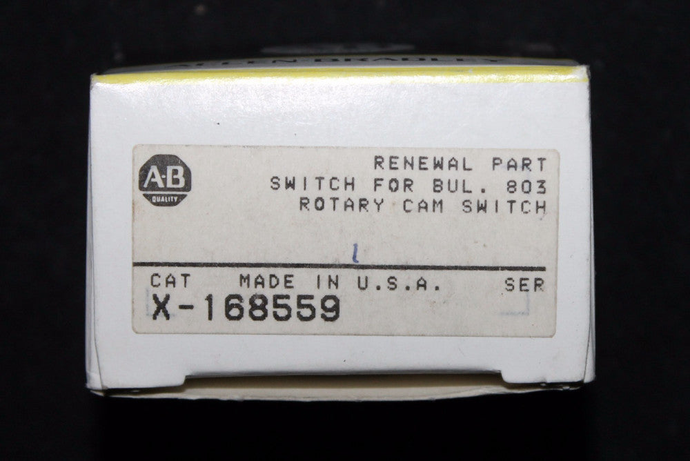 Allen Bradley Control Switch for Rotating Limit Switch X 168559
