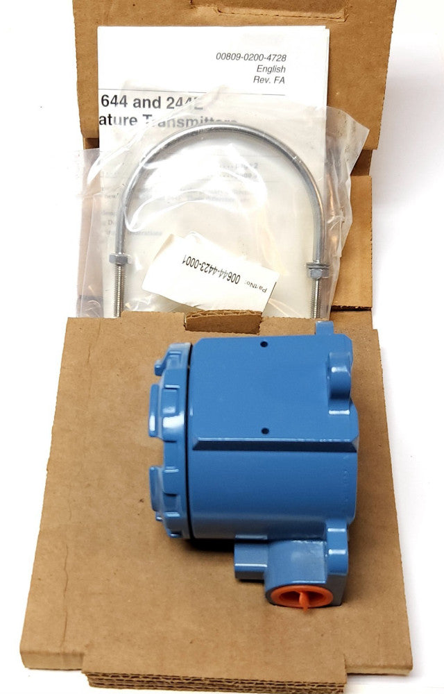 ROSEMOUNT 644HNAJ6 Temperature Transmitter PT100 385 Sensor 4 Wire Model 644