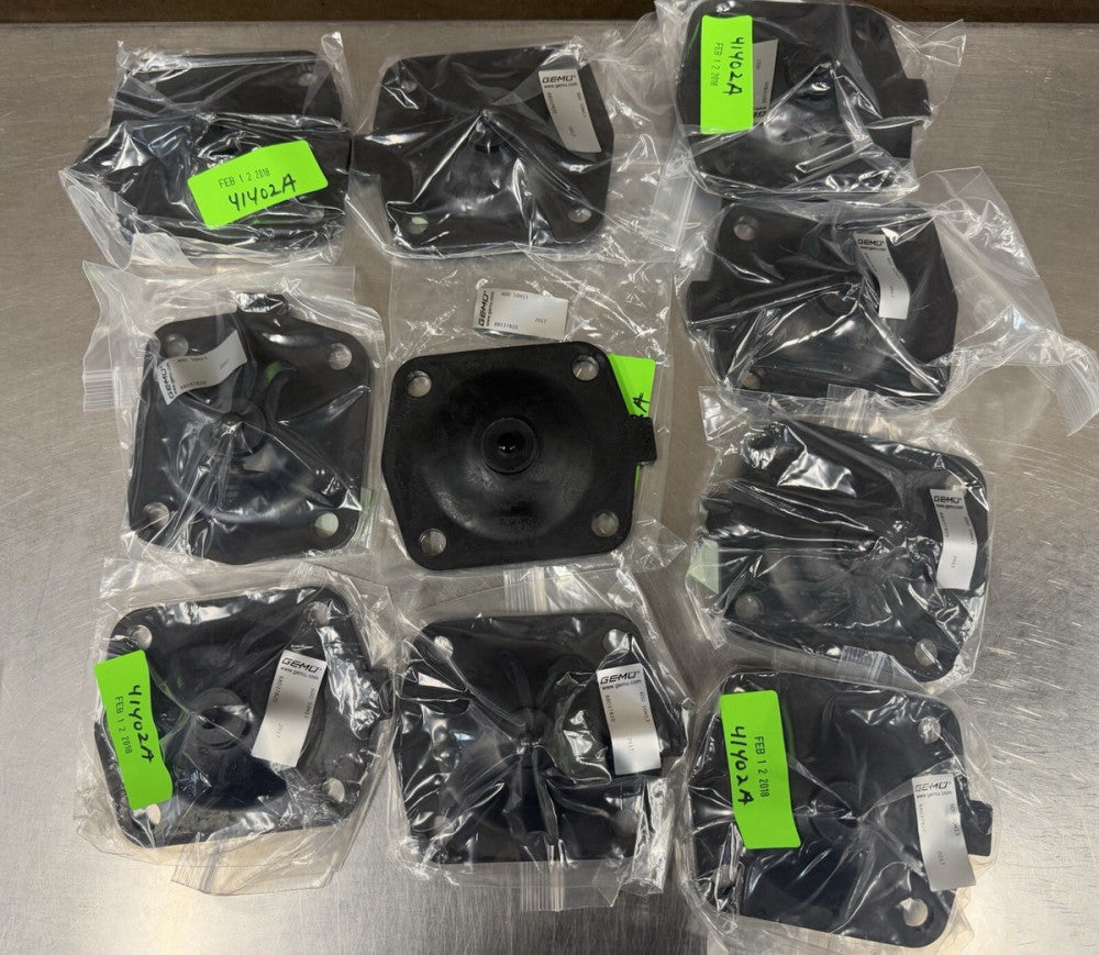 Lot of 10 - New GEMU 60050M13 EPDM Diaphragm 88037820