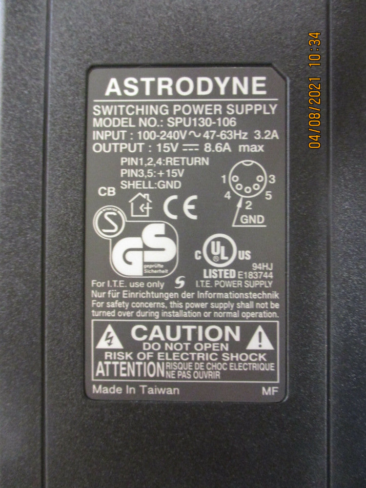 New, Astrodyne, SPU130-106, Switching Power Supply 