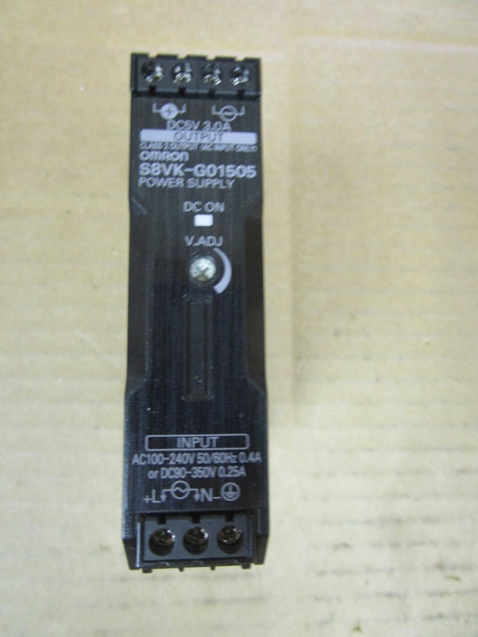 OMRON POWER SUPPLY S8VK-G01505 100-240Vac 0.4A