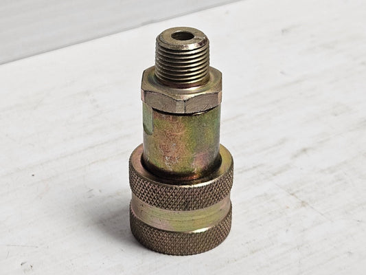 PERFECTING THREADED COUPLING 3/8" MNPT 1" FNPT