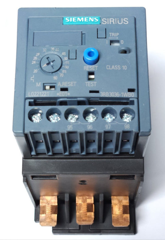 SIEMENS 3RB3036 1WB0 SIRIUS ELECTRONIC Overload Relay 20-80 AMP