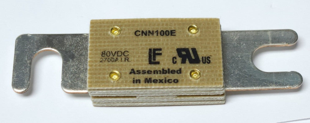 LITTELFUSE 0CNN100E.H CNN100E Forklift Fuse 100 AMP 80 VDC