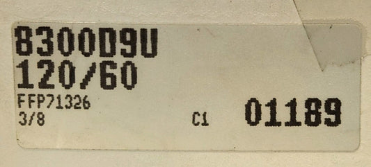 ASCO 8300D9U Red Hat Solenoid Valve 120 VAC 3/8 NPT 120 PSI