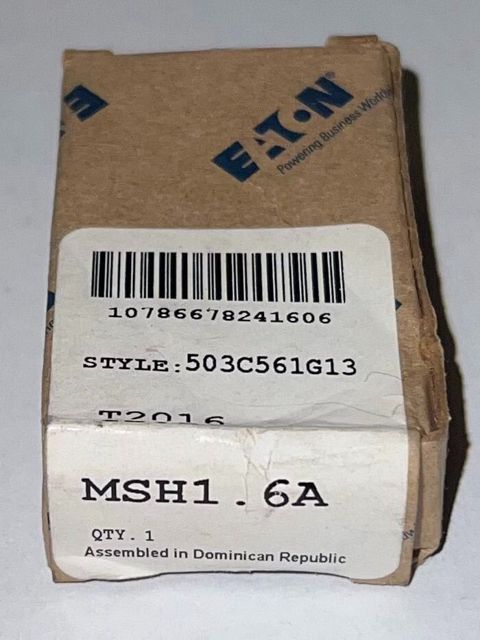 EATON CUTLER HAMMER MSH1.6A Thermal Overload Relay Heater Element MSH1 6A