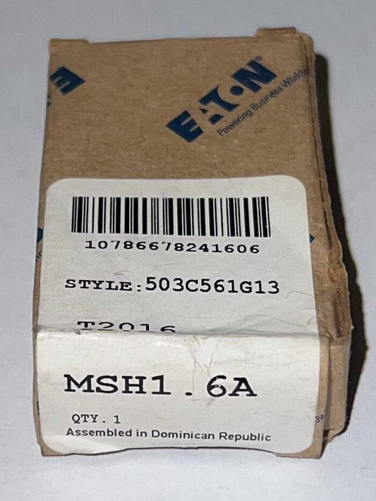EATON CUTLER HAMMER MSH1.6A Thermal Overload Relay Heater Element MSH1 6A