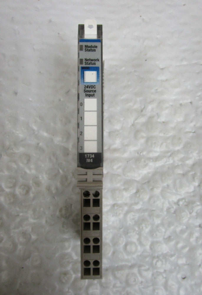 Allen Bradley 1734-IV4 Input Module Rev A01 F/W 3.022 w/ 1734-MB & 1734-RTB