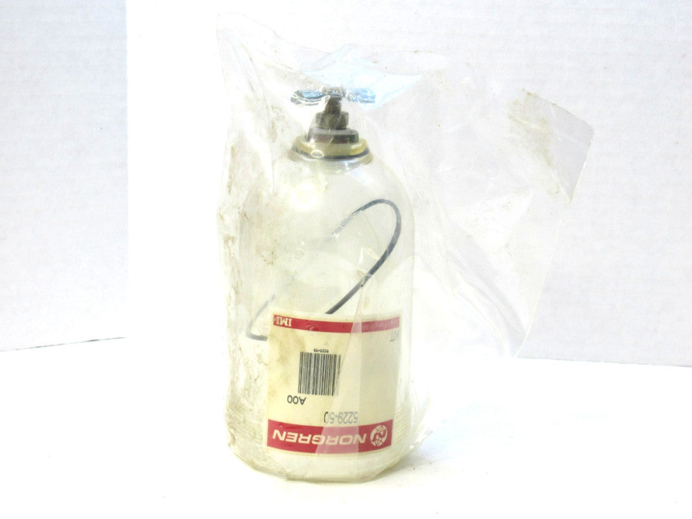 (NEW) NORGREN 5229-50 , 522950 Plastic Bowl Manual Drain Assembly