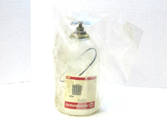 (NEW) NORGREN 5229-50 , 522950 Plastic Bowl Manual Drain Assembly