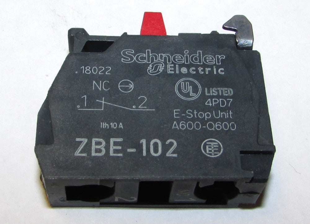 GROUPE SCHNEIDER TELEMECANIQUE ZBE 102 NC Push Button Contact Block ZBE102