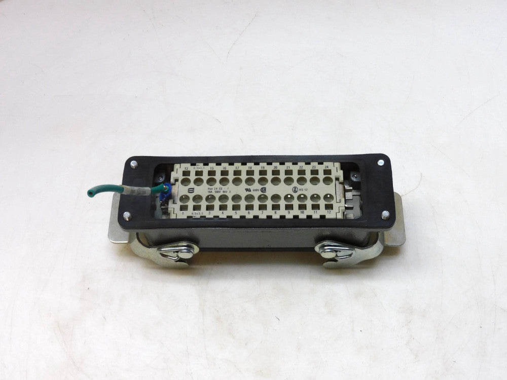 HARTING HAN 24ES-F 16A 500V 6KV 24 PIN CONNECTOR