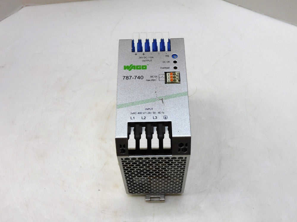 WAGO EPSITRON ECO POWER 787-740 SWITCH-MODE POWER SUPPLY 24VDC