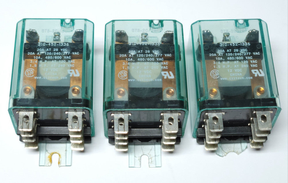 MEC MASTER ELECTRONIC GTS 2C 120 8 BLADE Relay 12 VDC 310 452 1336
