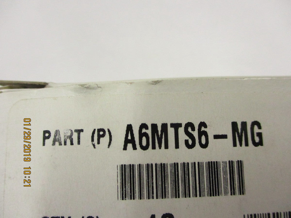 A6MTS6-MG Parker Male Branch Tee Swivel - Push-to-Connect BRAND NEW! LOT OF 5