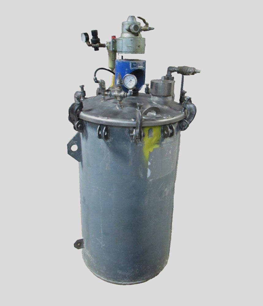 Silvan 70 Gal RMK-50-3 Stainless Pressure Paint Pot Pneumatic Mixer Tank 110 Psi