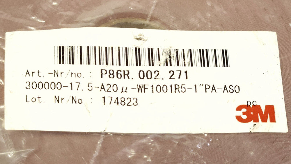 ROLL OF 3M 279L Aluminum Oxide Microfinishing Film P86R 002 271 300000-17.5 A20