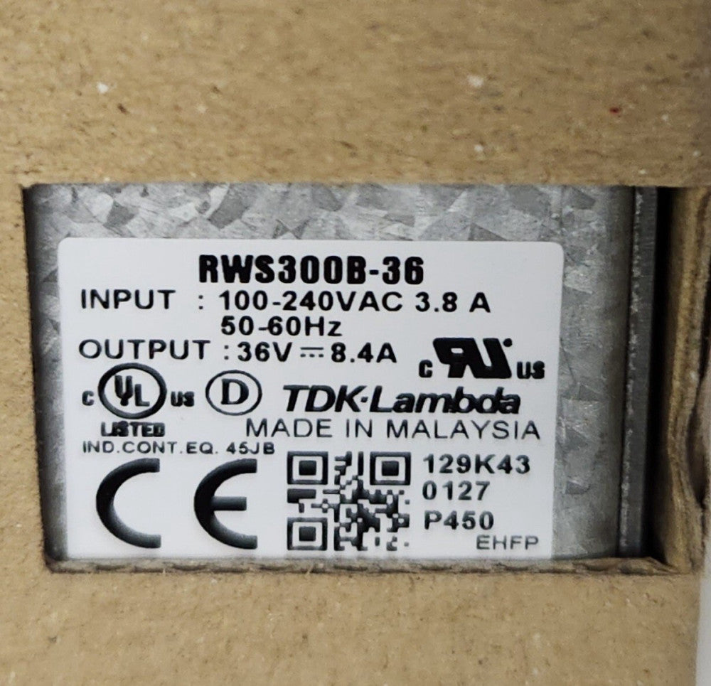 TDK LAMBDA RWS300B 36 EHFP Switching Power Supply AC DC Converter Input 100-240